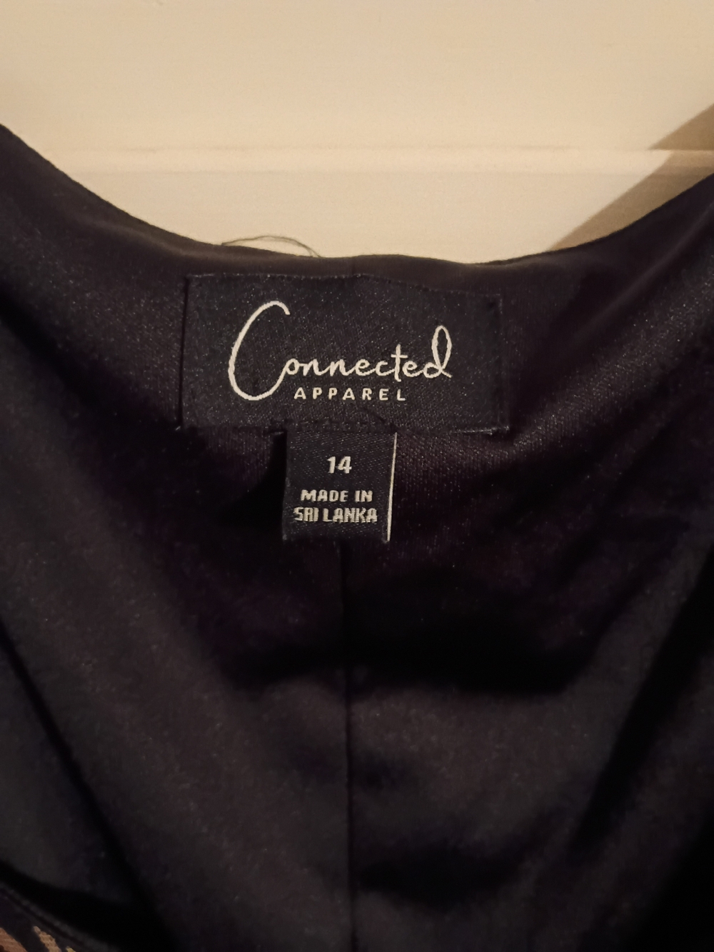 connected apparel Black Floral Sleeveless Maxi Dress with Blue and Teal Accents - Picture 3 of 4